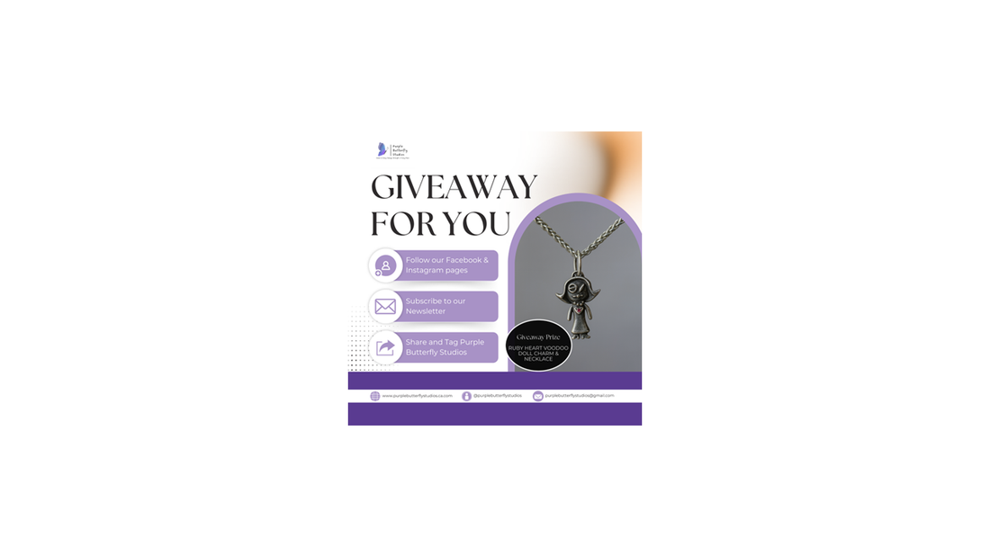 Special Giveaway from Purple Butterfly Studios