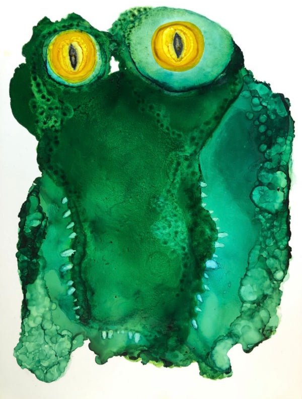 Cole Carter Original Print | "Le Crocodile"