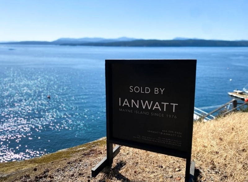 ian watt real estate on Mayne Island British Columbia