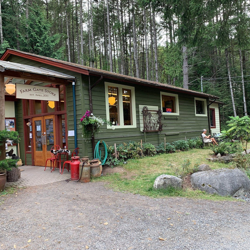 farm gate store on Mayne Island British Columbia